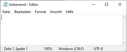 Windows Editor