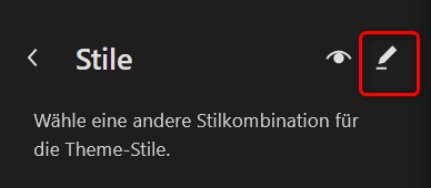 Stil bearbeiten
